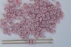 Super8 Pink  Alabaster Lila Shimmer 02010-14494 Czech Glass Bead x 5g